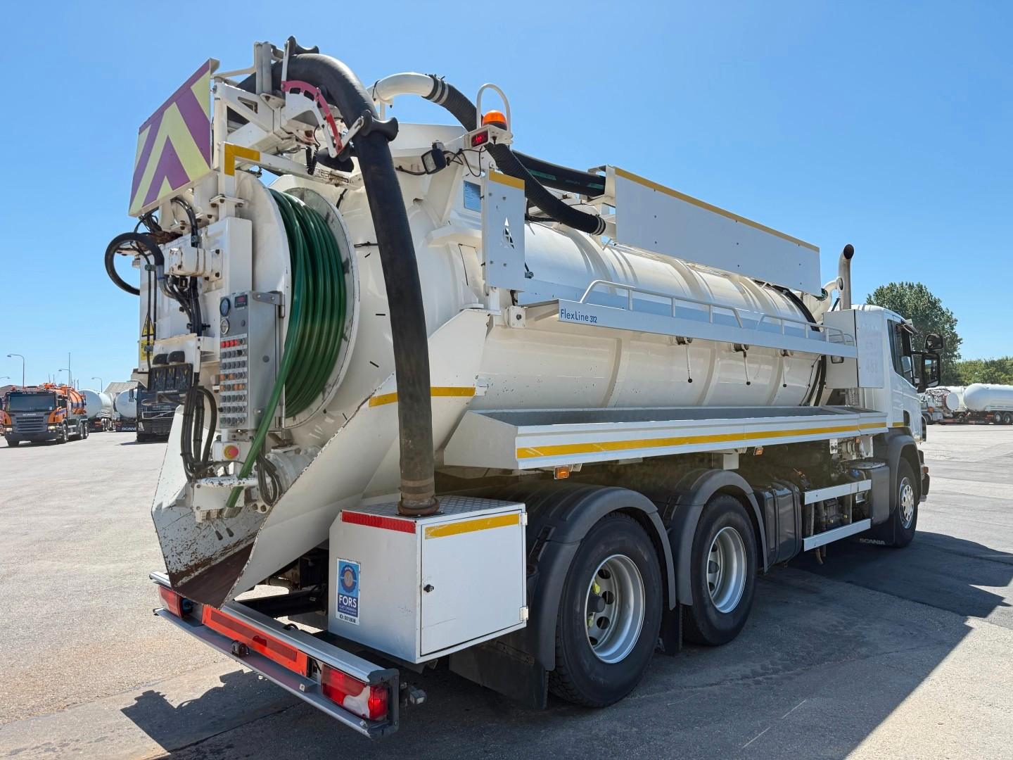 Scania P360 6x4 Hvidtved Larsen Flexline 312 Euro 6