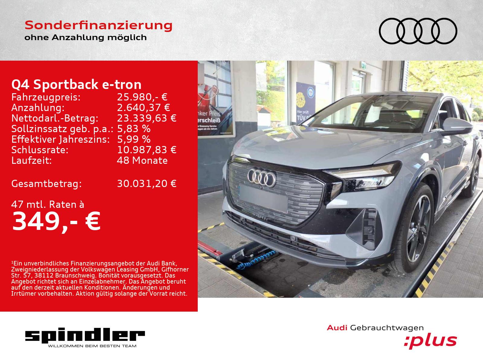 Audi Q4 Sportback e-tron advanced 35/ Standklima, LED