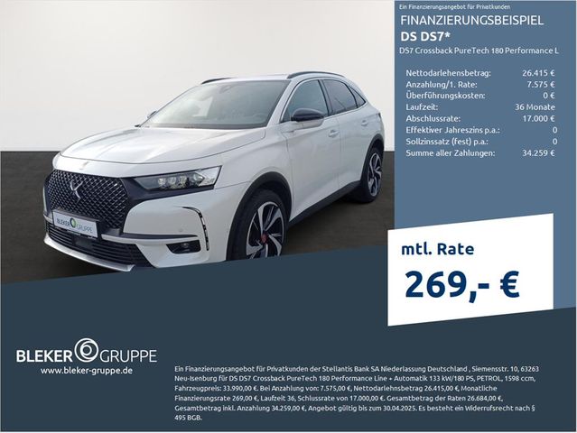 DS Automobiles DS7 Crossback PureTech 180 Performance Line + A