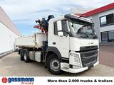 Volvo FM 460 6x2, Lenk-/Liftachse, Alu-Bordwände, - Motorradanhänger