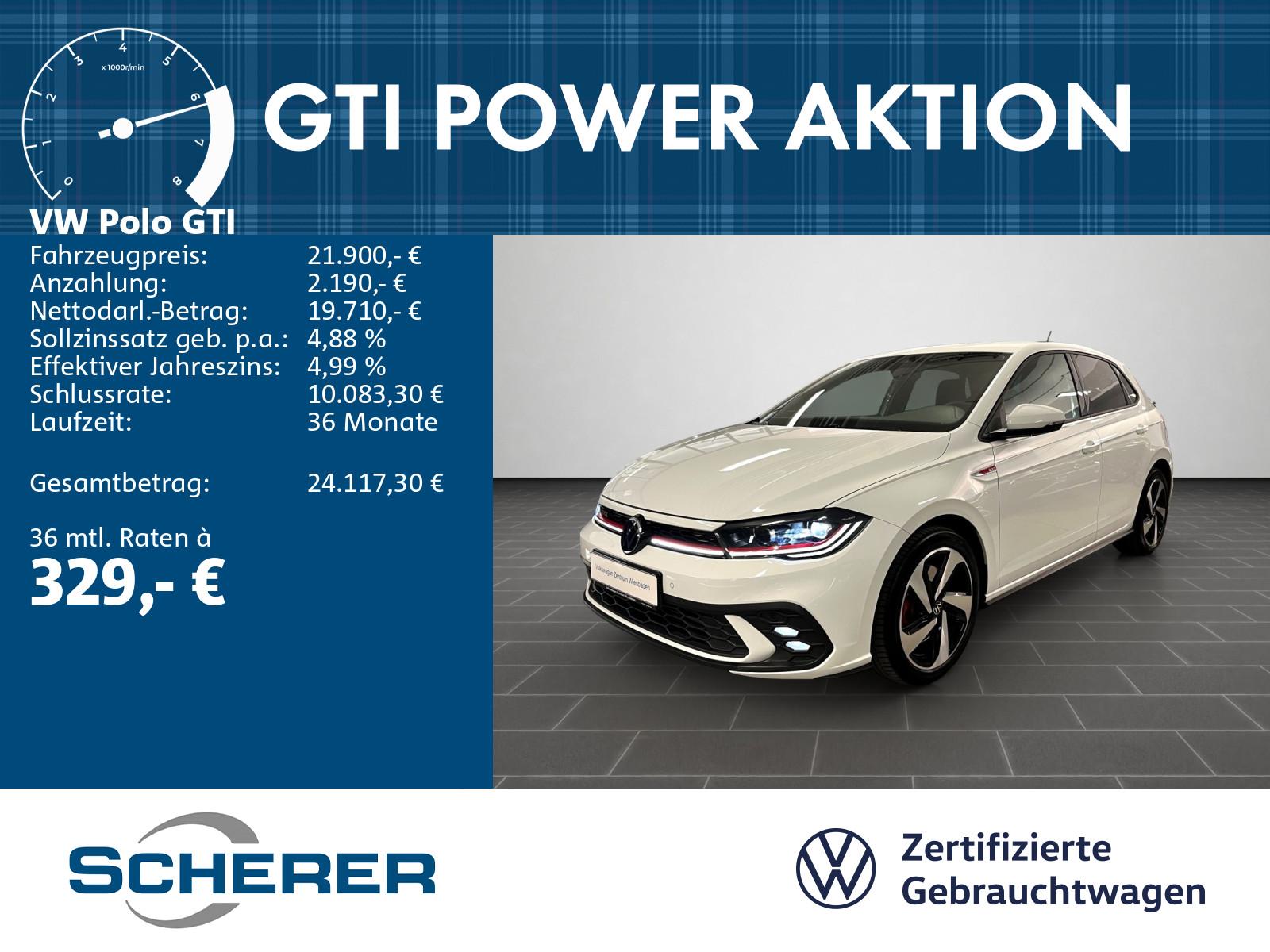 Volkswagen Polo GTI 2.0 TSI DSG, Navi, Sitzh., Kamera, APP,