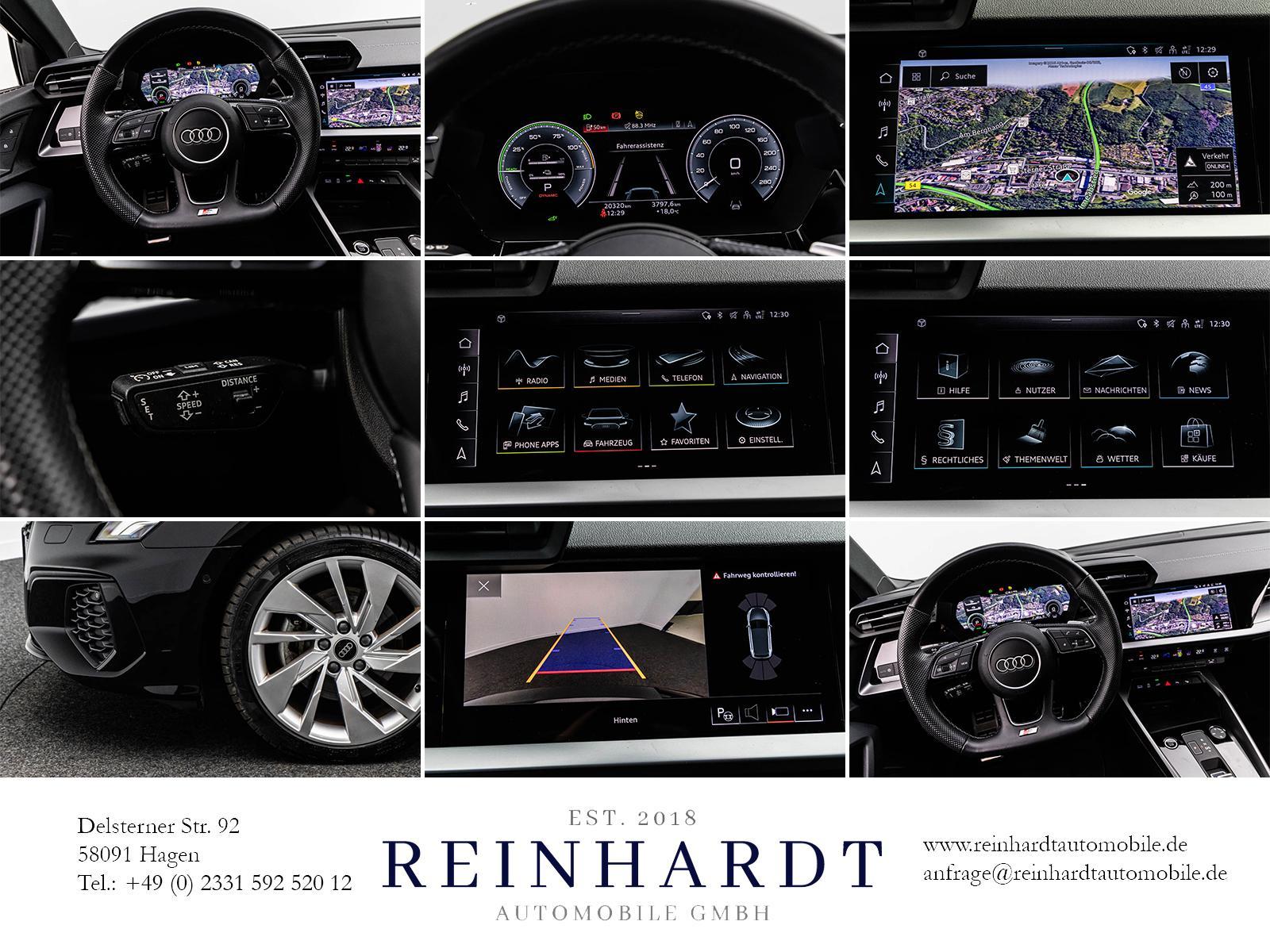 Audi A3 SPORTBACK 40TFSie 2x S LINE ACC/CARPLAY/KAM.