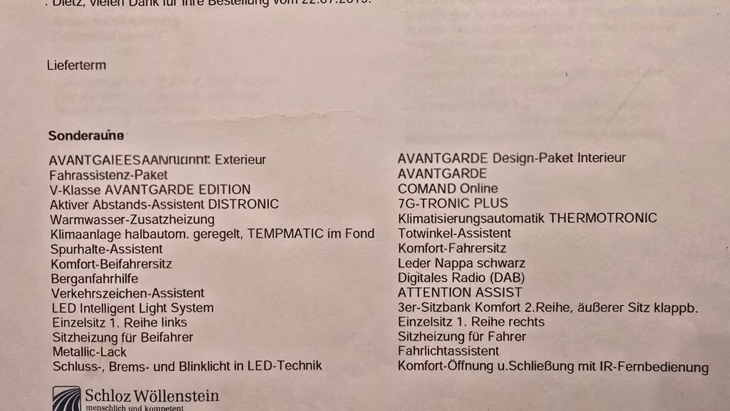 Mercedes-Benz V 250 d AVANTGARDE. EZ 2/19, 64Tkm,TÜV neu,Leder