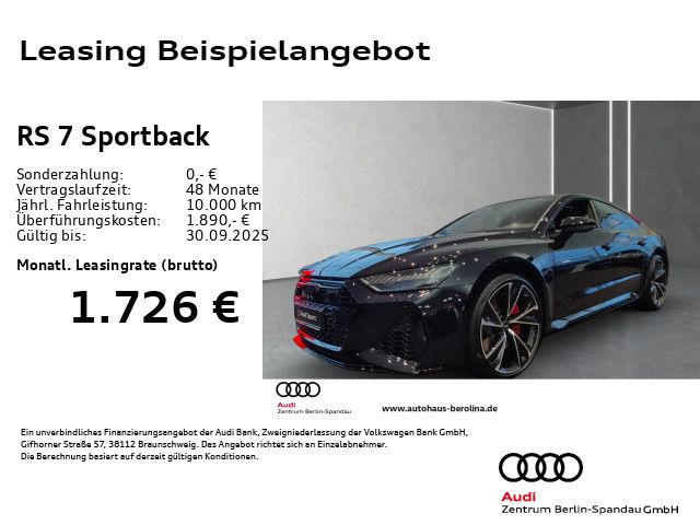 Vorschaubild: AUDI RS7 Sportback performance *HD-MATRIX*PANO*B&O* (Fahrzeug-Nr. BHE843)