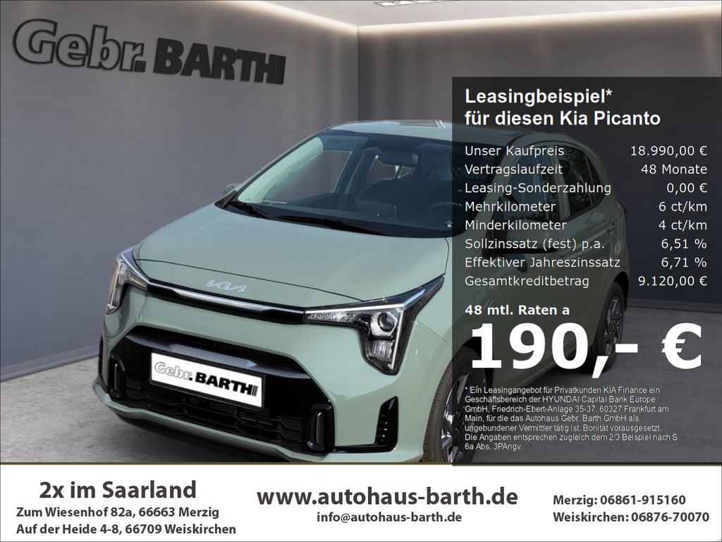 Picanto Vision Navi Apple CarPlay Android Auto D