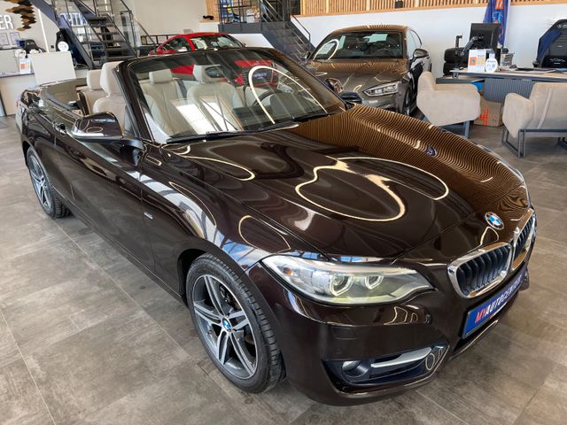 BMW 218 d Cabrio Sport Line *AHK*SHZ*Klima*Navi*