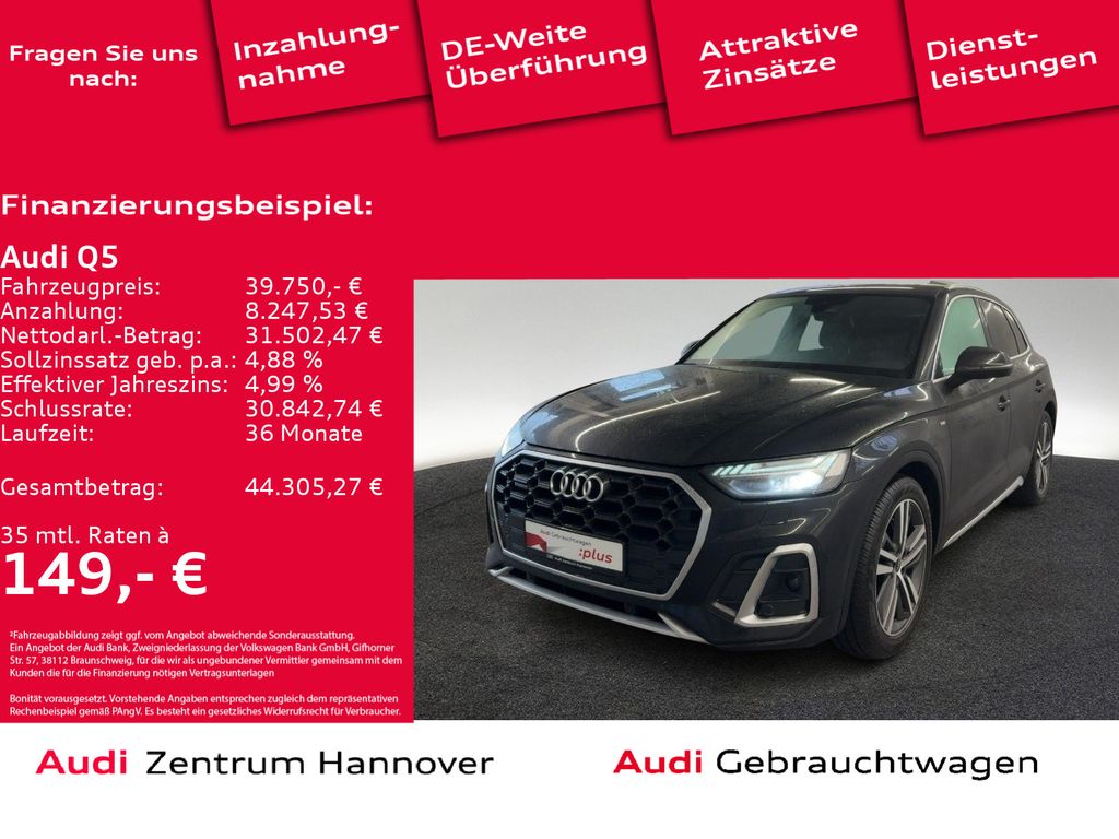 Q5 S line 50 3.0 quattro Matrix Kamera AHK Luftf
