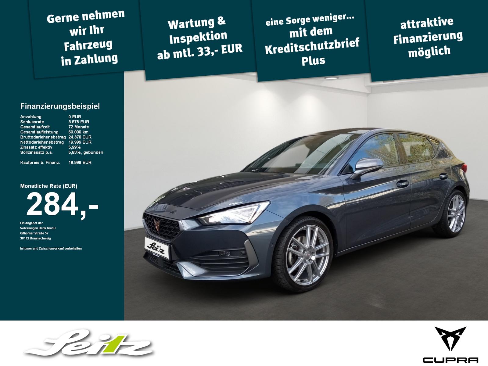 Cupra Leon 1.5 TSI LED. Navi. Panorama-Dach. Rückfahrk